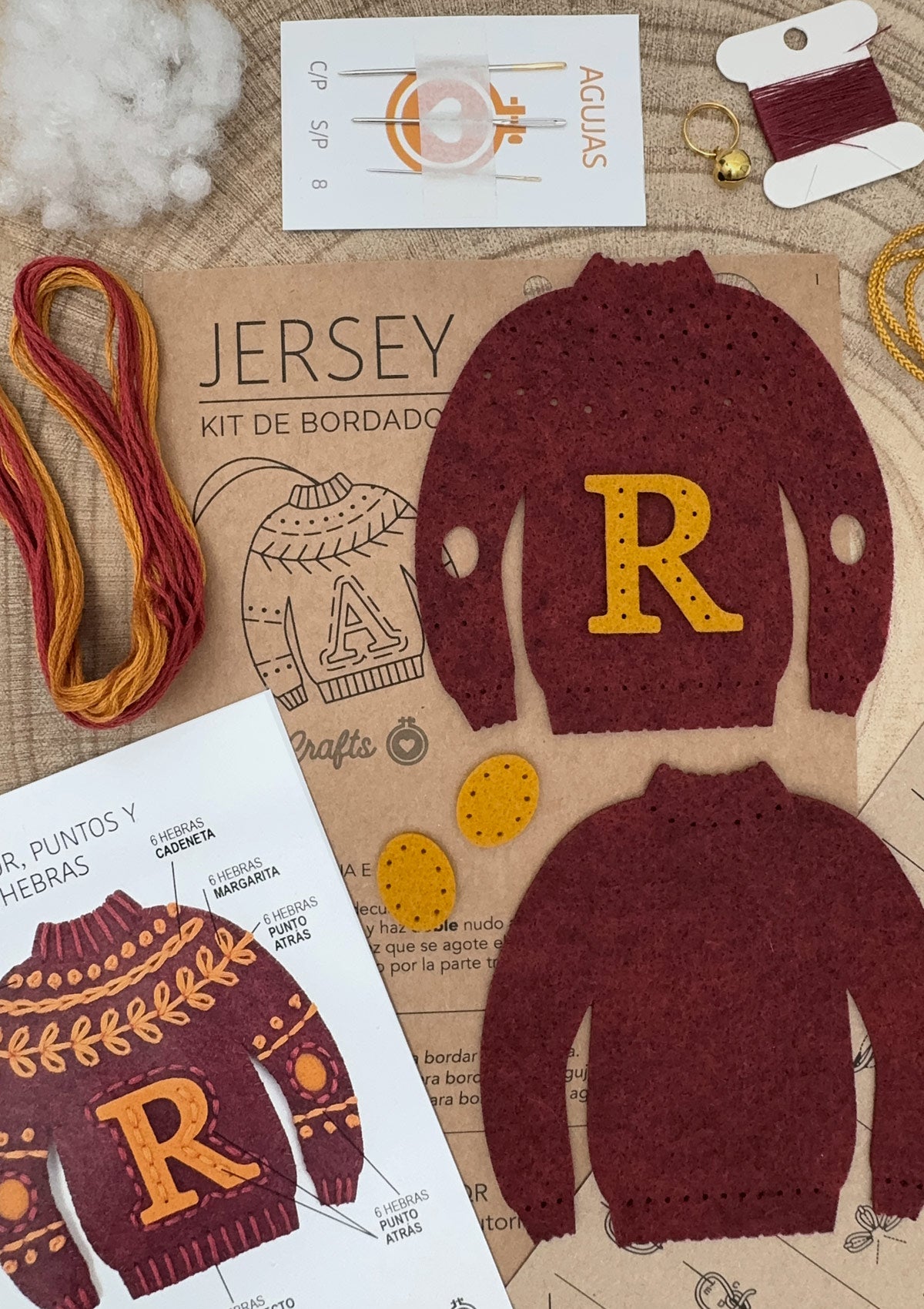KIT Ornamento GRANATE - OCRE